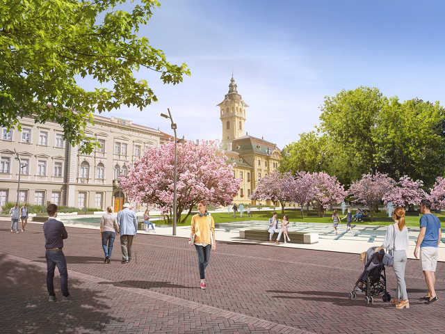 Elkészültek a Széchenyi tér végleges tervei, kár hogy nem lesz belőle semmi